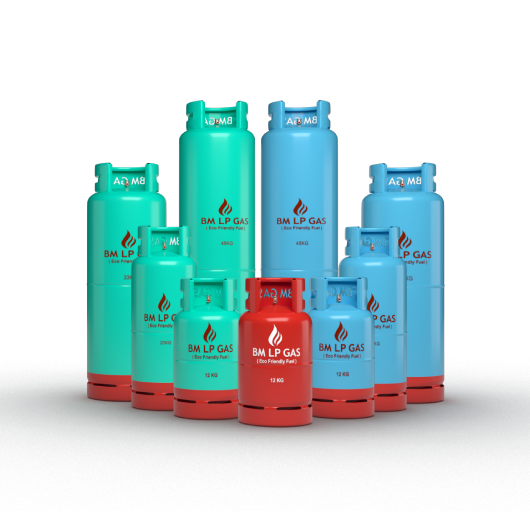১২ কেজি-বিএম এলপিজি গ্যাস-(২০/২২ এমএম) / BM LPG GAS-22 mm