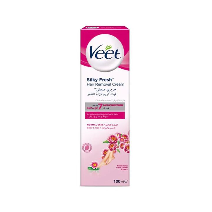 International European product Skin care Vet Silky fresh Hair Remover cream Normal skin used for male/ female - 100 gm