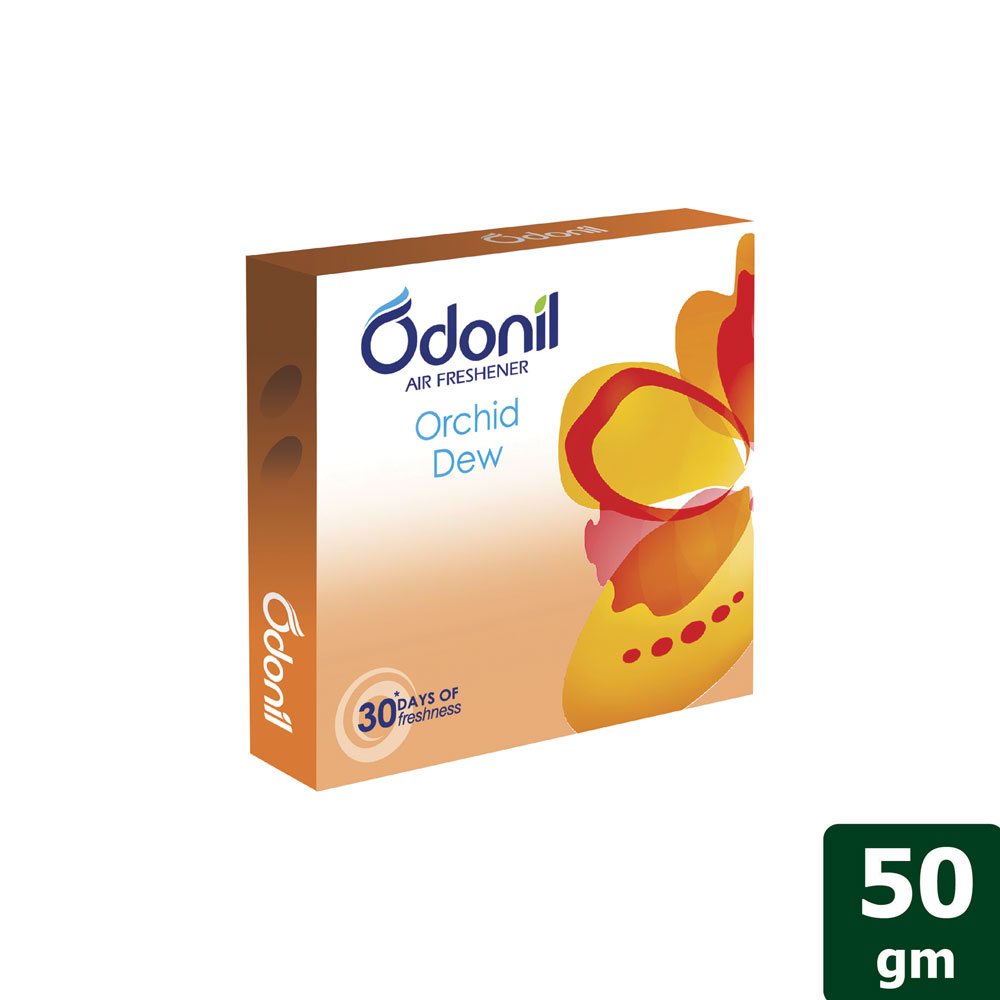 Odonil Natural Air Freshener Block Orchid Dew-Size: 50gm