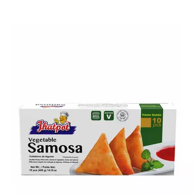 Jhatpot Vegetables Samosa-400gm/10 pcs